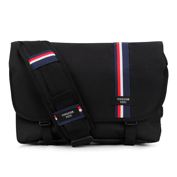 핍스 PEEPS essential messenger bag(stripe) 학생 유스메신저백