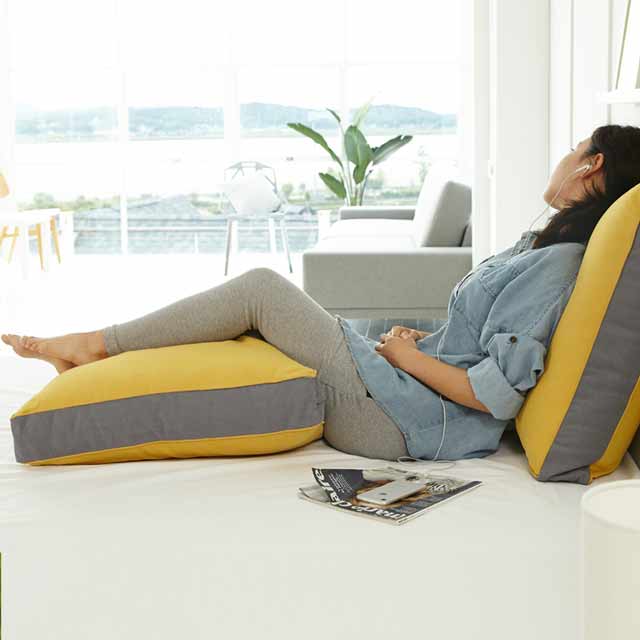 직사각 대형 등받이 쿠션 쇼파 등쿠션 침대 60x70