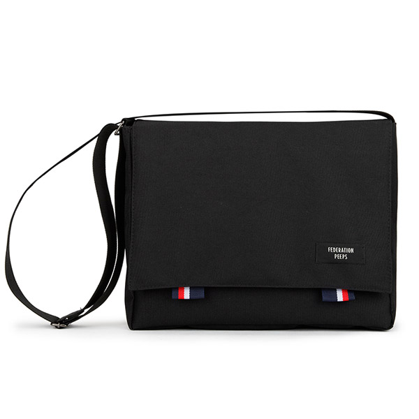 PEEPS Bridge Messenger Bag 유스메신저백 BLACK