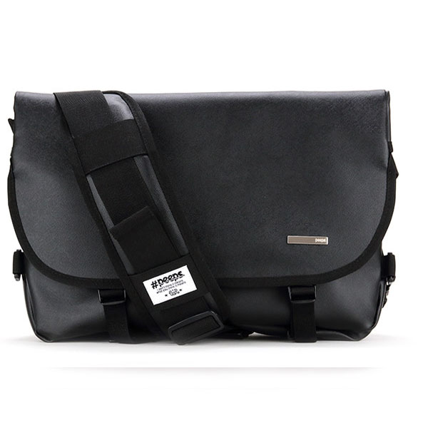 [핍스]PEEPS essential messenger bag(SL black) 학생 유스메신저백