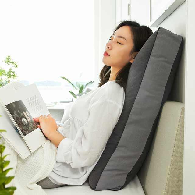 직사각 대형 등받이 쿠션 쇼파 등쿠션 침대 60x70