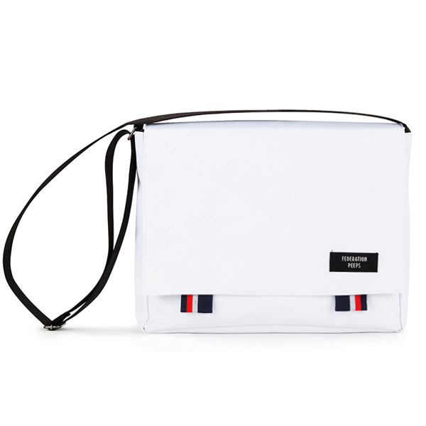 PEEPS Bridge Messenger Bag 유스메신저백 WHITE