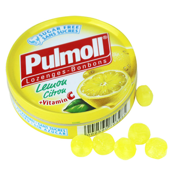 펄몰 레몬맛 독일 캔디 45g/수입 사탕 간식 Pulmoll