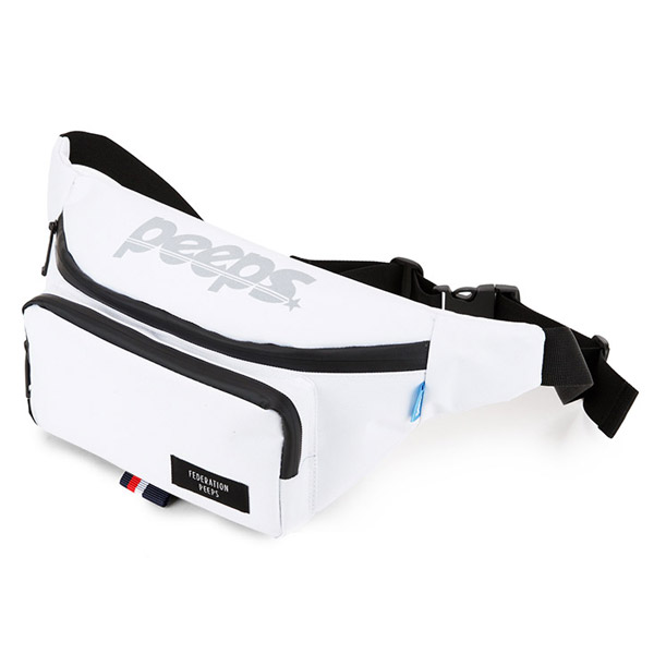 PEEPS Run And Gun Waist Bag 웨이스트백 WHITE - 상품 이미지