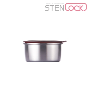 스텐락 캐니스터 라이트 1호 250ml 스텐 원형 밀폐용기 반찬 국 보관용기 - 상세 이미지 3