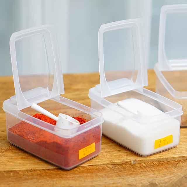 조미료통 반투명 반오픈 양념통 500ml - 상세 이미지 4