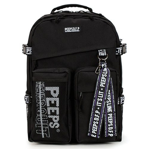 PEEPS advance backpack(black) 학생 유스백팩