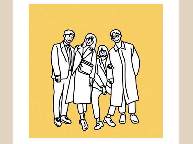 심플라인 일러스트 반려동물 초상화 강아지 고양이 그림 반려견 반려묘 캐리커쳐 선물 액자 - 상세 이미지 3