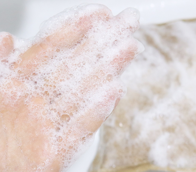 gel douche exfoliant so natural coréen