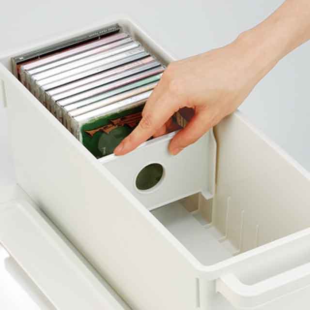 CD DVD 보관함 만화책 정리함 수납 박스 M - 상세 이미지 4