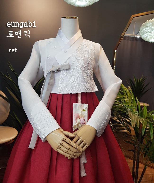 한복대여 은가비한복 로맨틱 커플(2벌) 웨딩촬영 본식 결혼 돌잔치 신랑 신부 - 상세 이미지 5