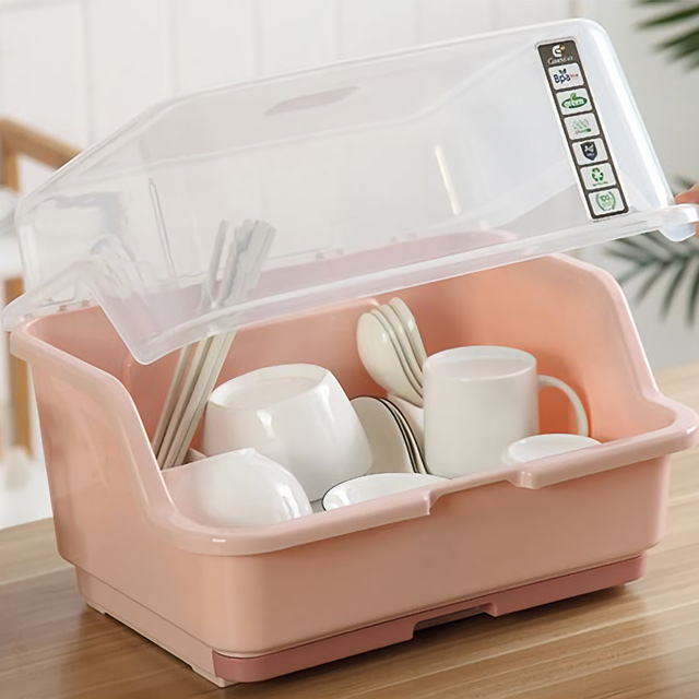 주방 물빠짐 서랍 식기건조대 보관함 설거지 건조대 - 상세 이미지 3