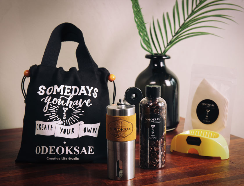 캠핑커피세트 핸드드립세트 오덕새