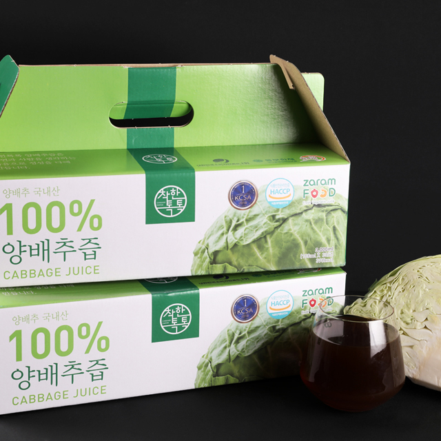 무안 순수 양배추즙 100ml X 60포 이미지 2