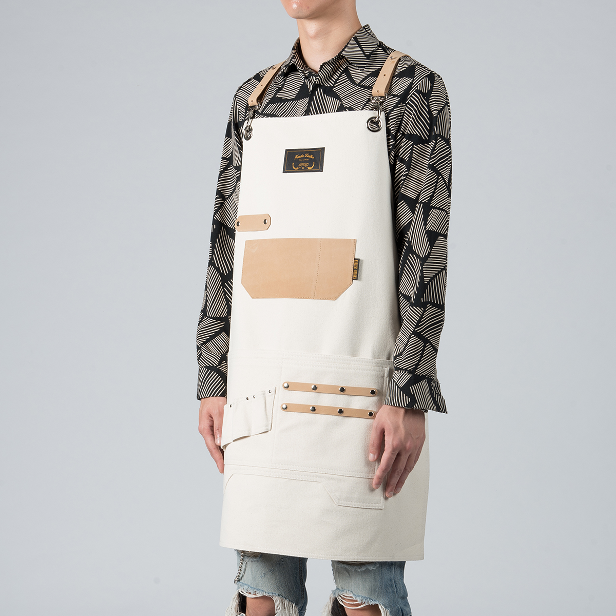 칸데오레더 바리스타 카페 앞치마 무디 쿠키앤크림