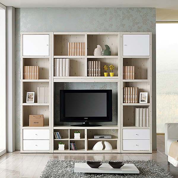 2000시스템책장 수납형1850~2550 TV장세트 거실장 거실책장 TV다이