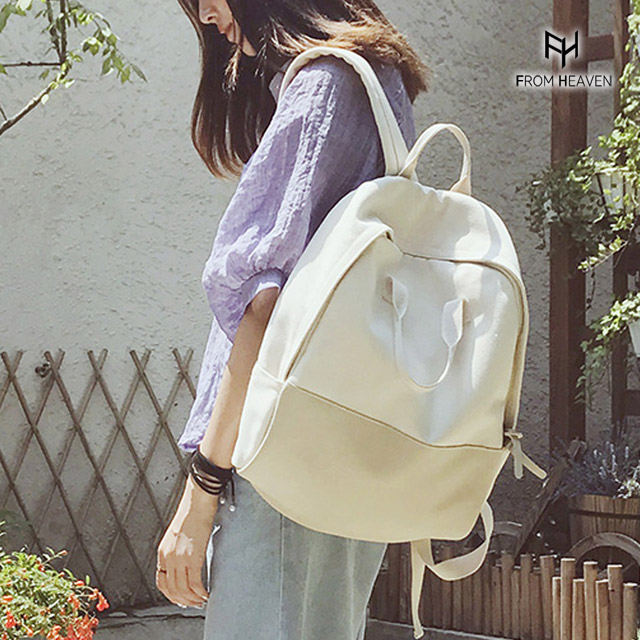 프롬헤븐 쿤켄 데일리 캔버스 백팩 - 상품 이미지
