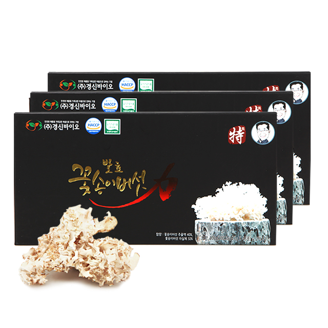 꽃송이버섯과립 효소 가루효 특 스틱형 3개월 + 휴대용 추가증정 (국내산 원목재배 꽃송이버섯)