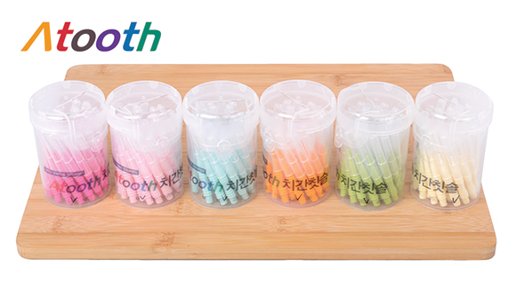 국산 아투스 30p 치간칫솔 치실 사이즈 치과용 휴대용 - 상세 이미지 2