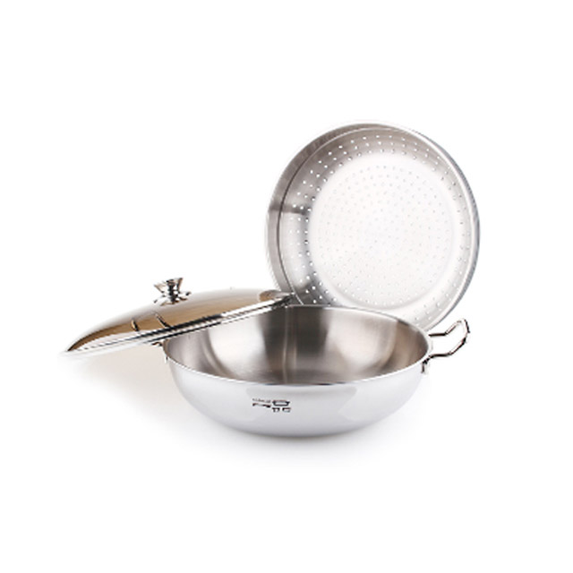 키친아트 일품 통삼중 찜냄비, 36cm 찜기, 인덕션 IH - 상세 이미지 3