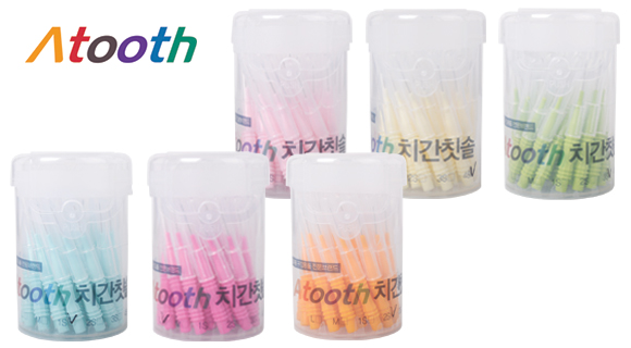 국산 아투스 30p 치간칫솔 치실 사이즈 치과용 휴대용 - 상세 이미지 3