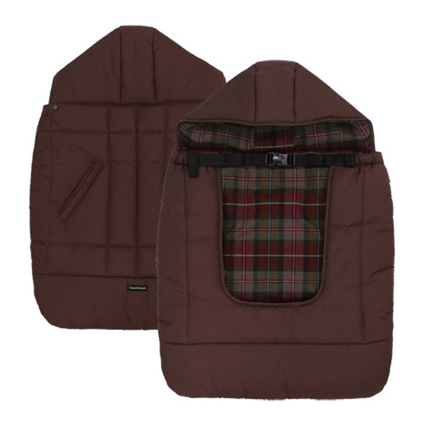 도담도담 오가닉 코튼 무형광 패딩 아기띠 워머 힙시트-브라운