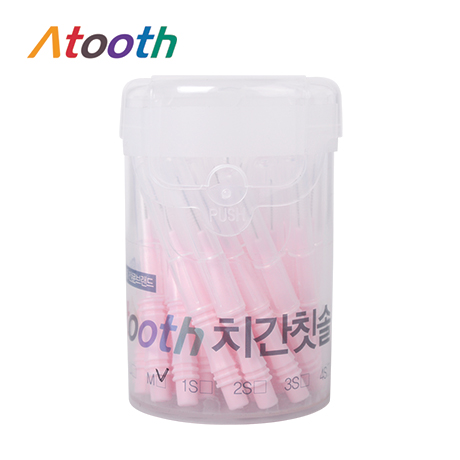 국산 아투스 30p 치간칫솔 치실 사이즈 치과용 휴대용 이미지 6