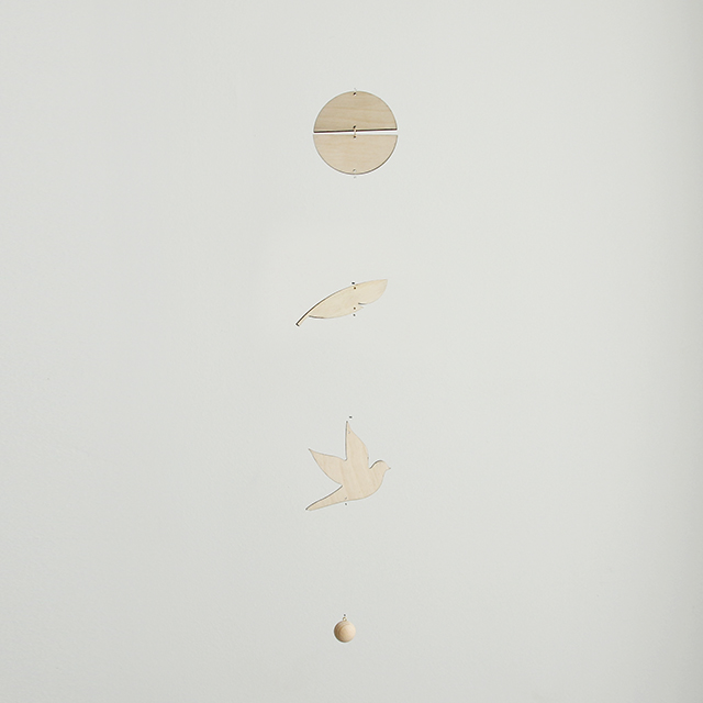 위크앤드 우드 인테리어 모빌 새 bird - 상세 이미지 2