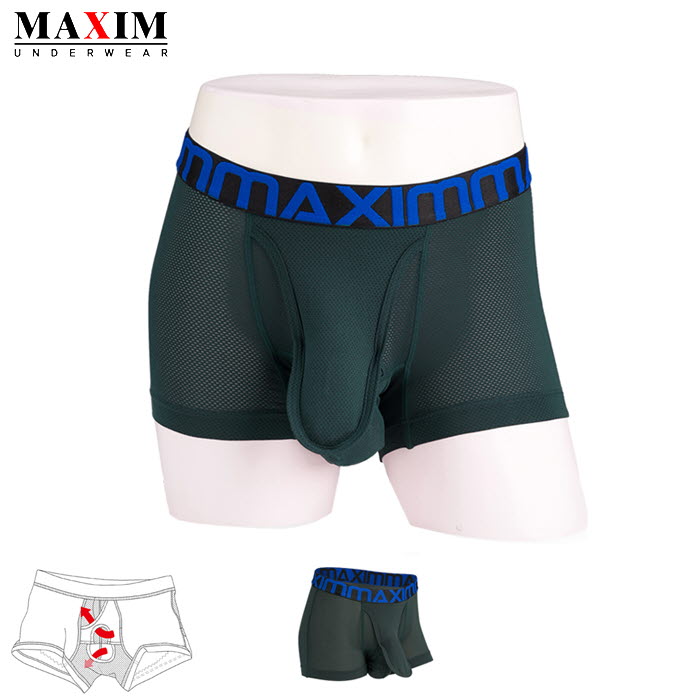 [맥심]에어로메쉬 코끼리남성팬티/에버그린