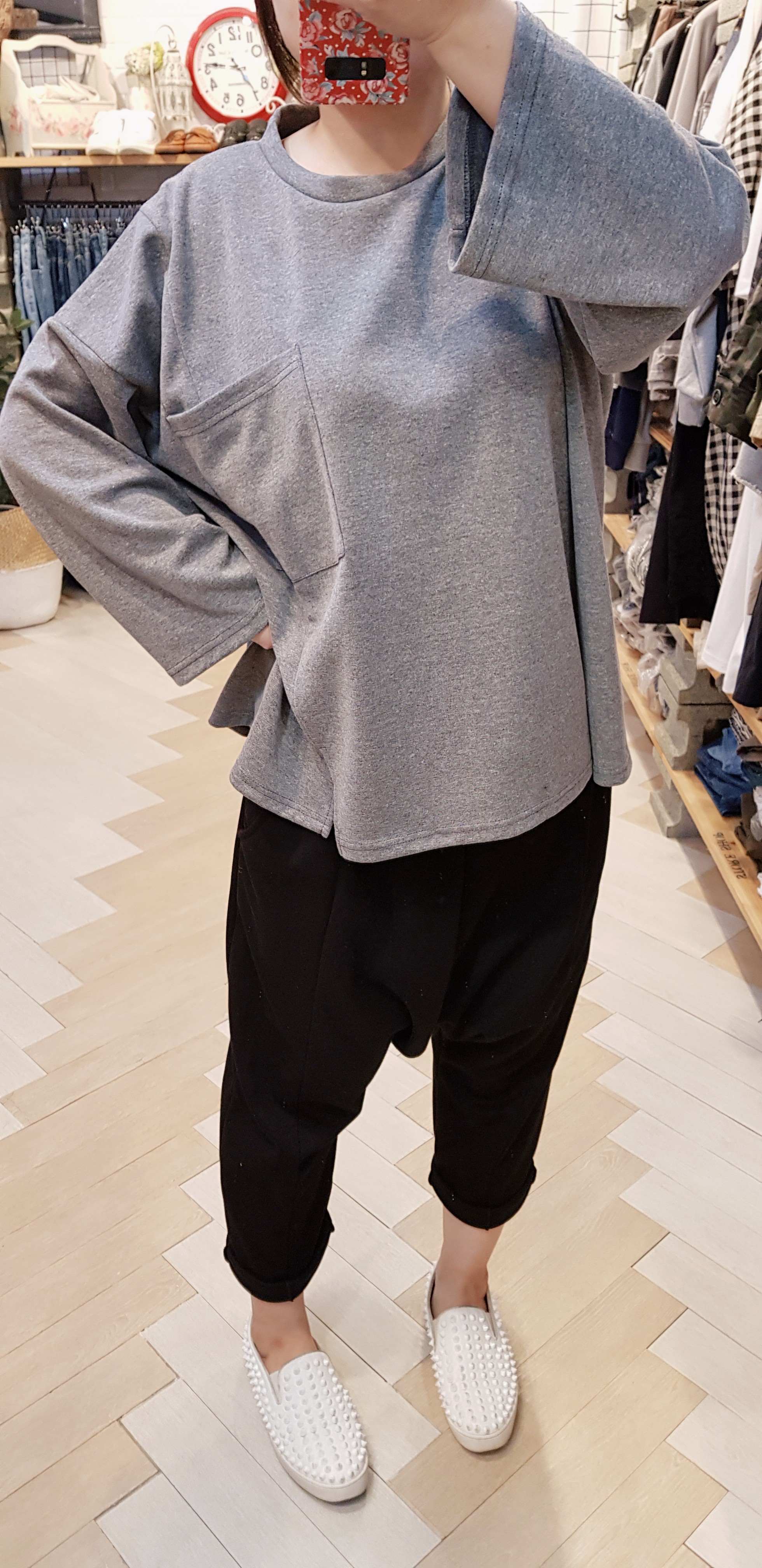 망고땡 배기 바지 봄,가을 겨울 기모버전 - 상세 이미지 3