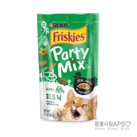 퓨리나 프리스키 파티믹스 피크닉크런치 60g /고양이간식/애묘간식