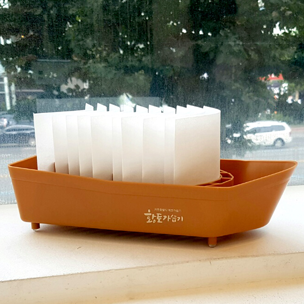 증발식 자연 기화식 천연 황토 가습기 필터형