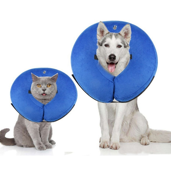 펫 넥카라 에어 XS 색상랜덤 강아지 보호 고양이 깔대기 넥튜브 중성화 목쿠션 목보호대 넥쿠션 천 목튜브