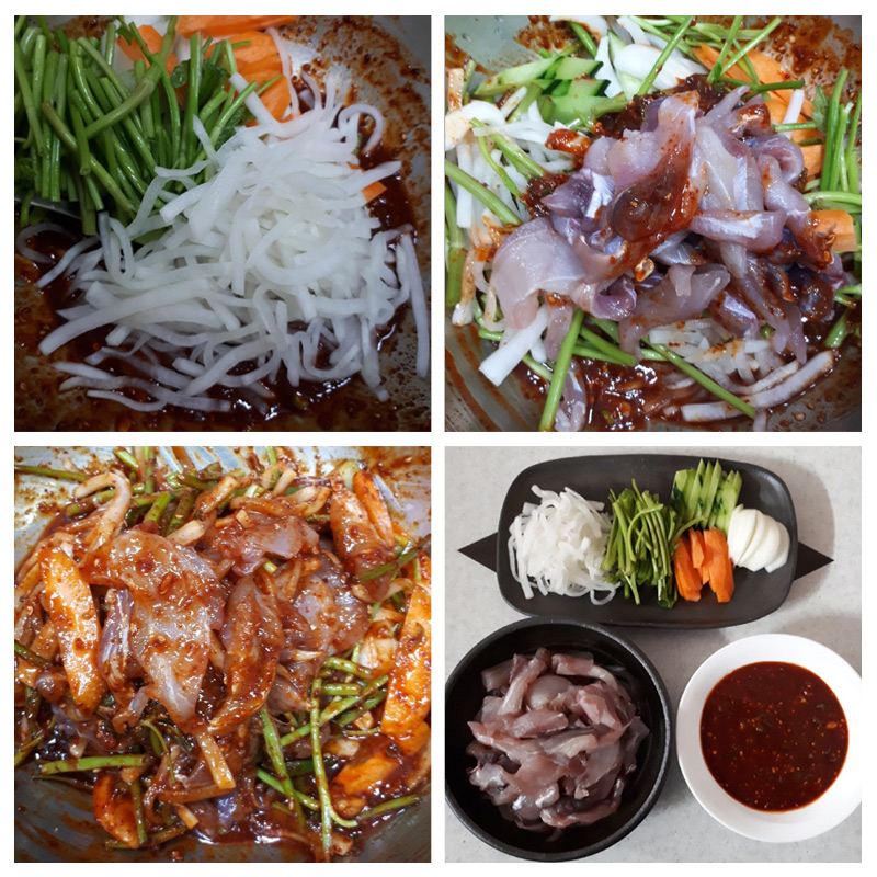 무침홍어 500g 홍어삼합 홍탁 - 상세 이미지 5