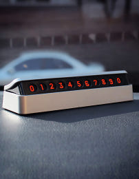 히든 자동차 주차번호판 알림판 사생활보호