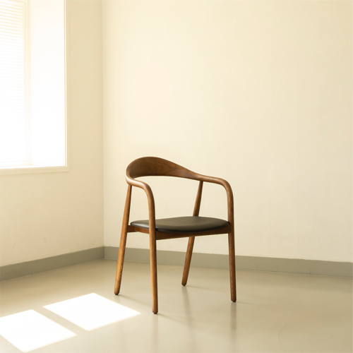 [우드/식탁용] 스탠다드 체어 Y3-21 - Natural, Walnut - 상품 이미지