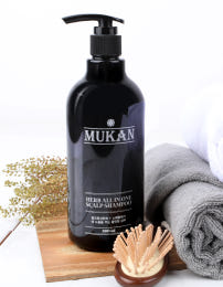 무칸 허브 올인원 두피 샴푸 500ml (탈모증상완화)