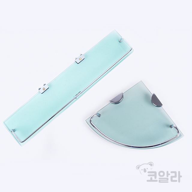 대성 로하스 강화코너선반(유리) 강화유리 정리대 : 코알라농기구