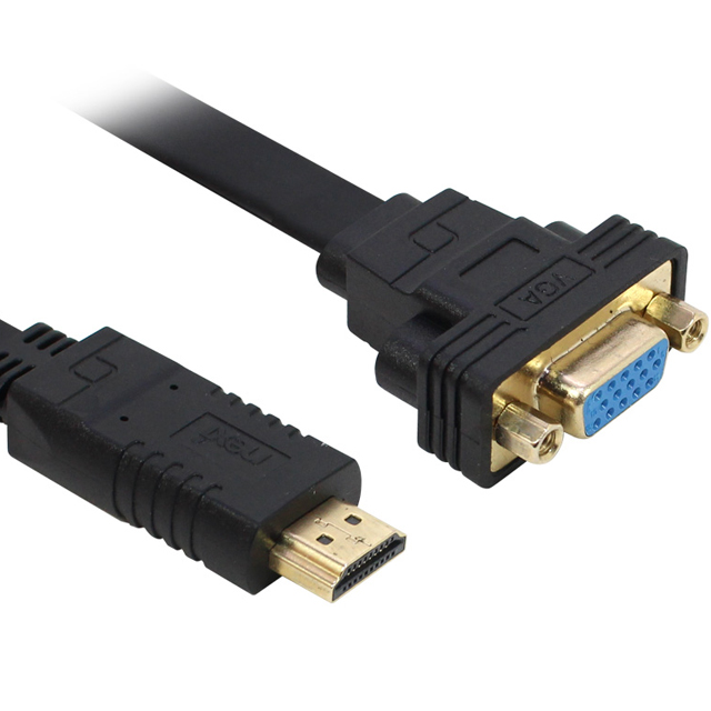 넥시 HDMI TO VGA 컨버터 케이블 타입 화면 변환 - 상품 이미지