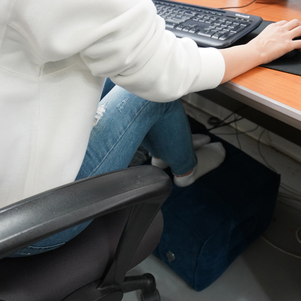 비행기 기내용발받침 1+1 자동차 발받침대 차량용 풋레스트 - 상세 이미지 4