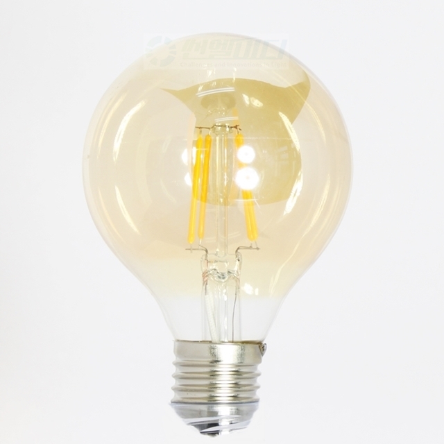 LED 에디슨 전구 필라멘트 볼전구 G80 4W 인테리어램프 - 상세 이미지 2