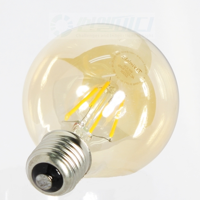 LED 에디슨 전구 필라멘트 볼전구 G80 4W 인테리어램프 - 상세 이미지 3