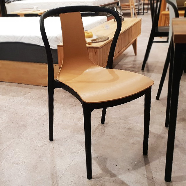 러블즈 PVC 카페 음식점 업소용 인테리어 의자 그레이 - 상세 이미지 5