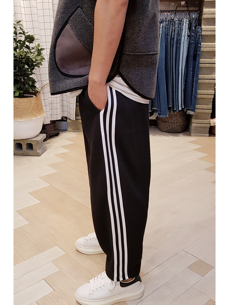 남녀공용 와이드 봄,가을,겨울기모배기 트레이닝 - 상품 이미지