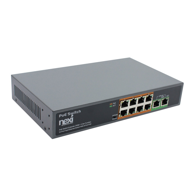 넥시 스위칭허브 8포트 Uplink 2포트 100Mbps 스위치 250M - 상세 이미지 3