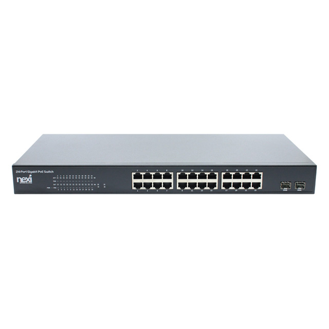 넥시 24+2SFP 포트 기가비트 POE 지빅 스위칭허브 350W CCTV - 상세 이미지 2