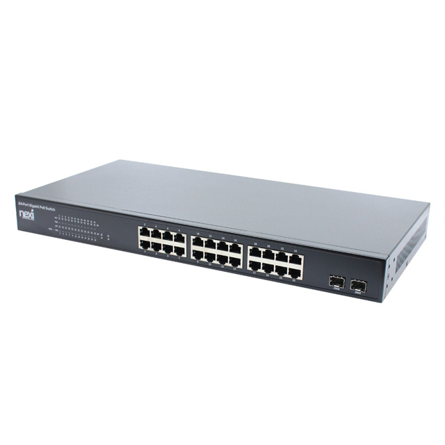 넥시 24+2SFP 포트 기가비트 POE 지빅 스위칭허브 350W CCTV - 상품 이미지