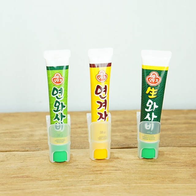 와사비 튜브 홀더 3p세트 냉장고 정리 - 상세 이미지 3
