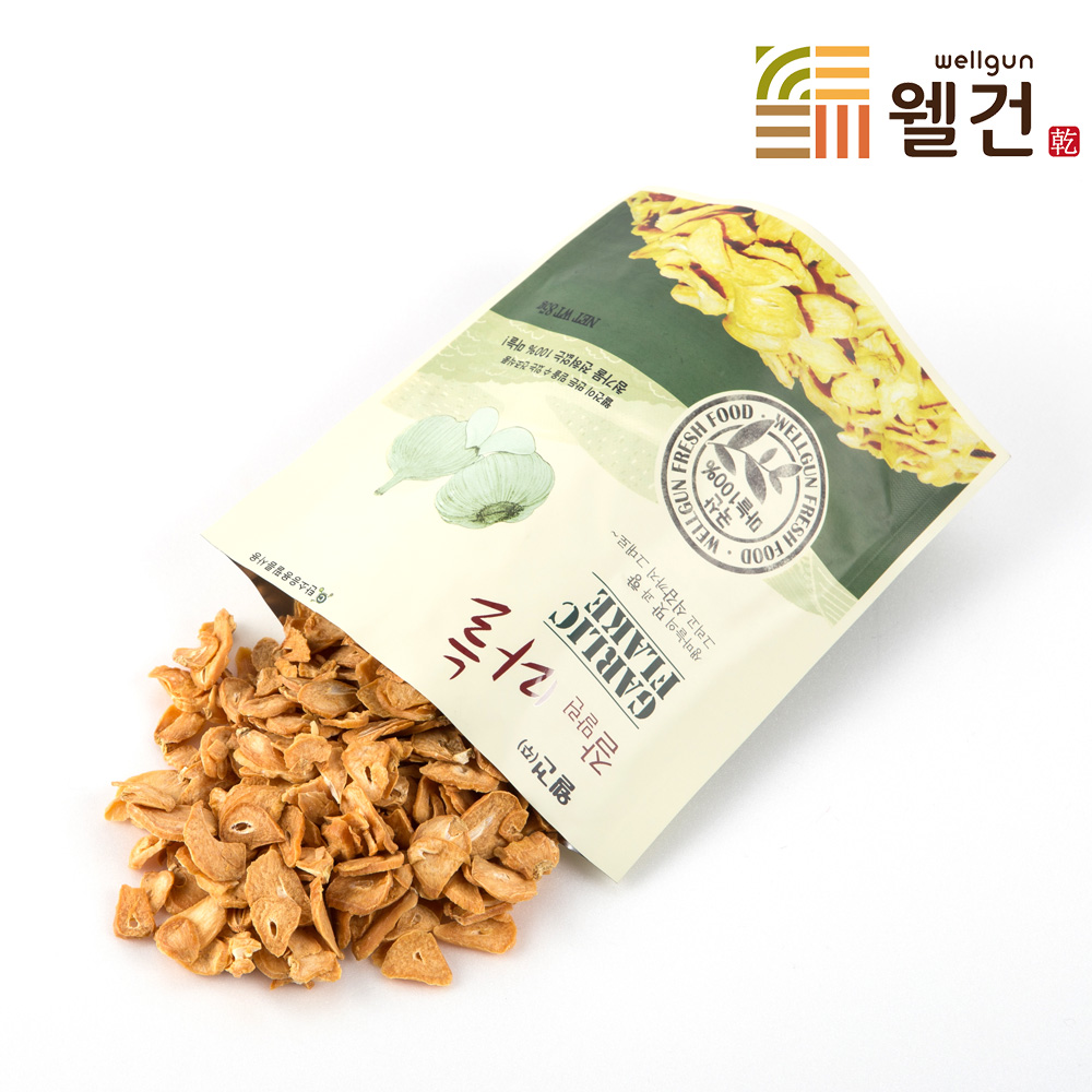웰건 잘말린 의성마늘 1팩 건조 갈릭후레이크 양념 85g - 상세 이미지 2