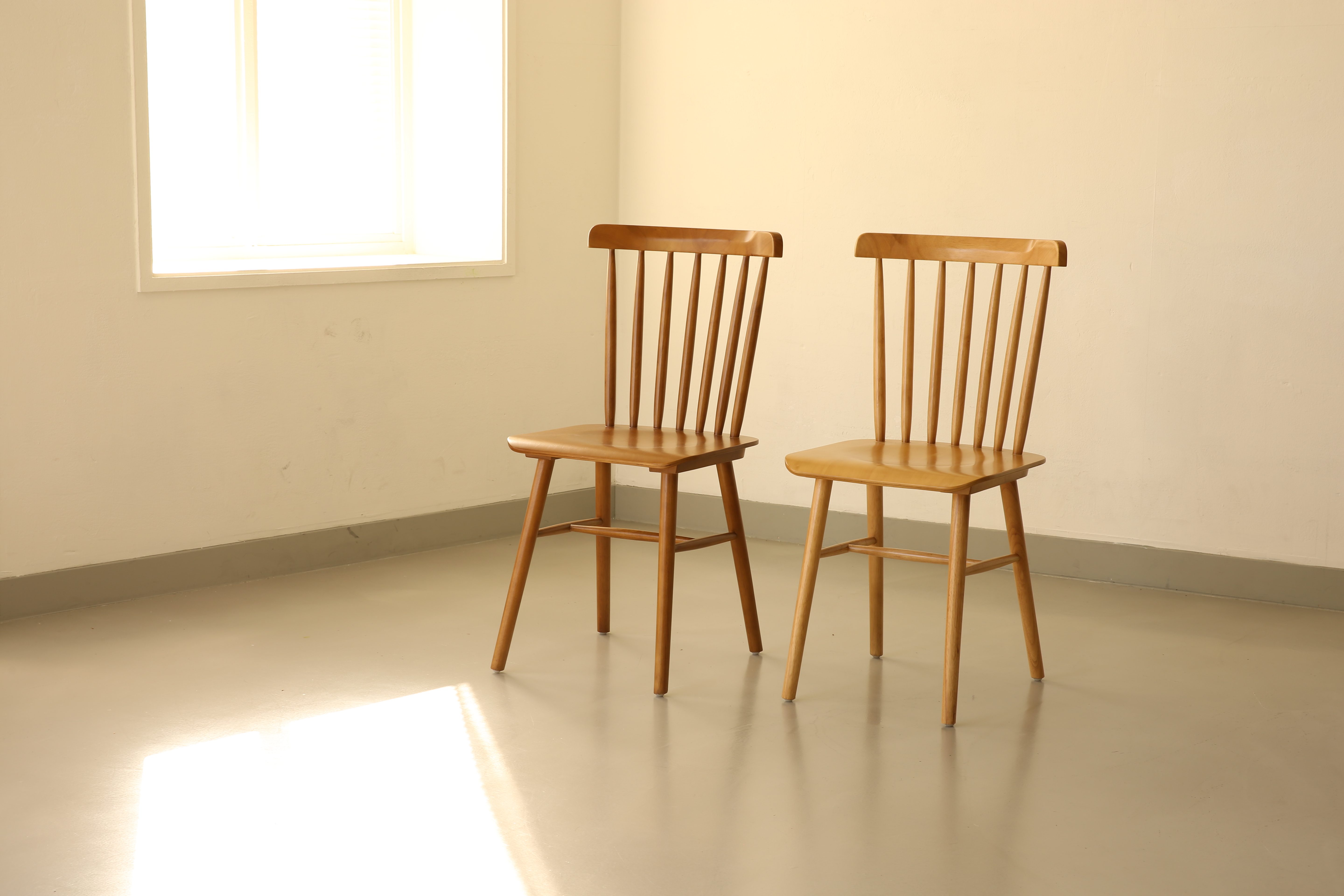 [우드/식탁용] 스탠다드 체어 Y3-24 - Walnut, Natural